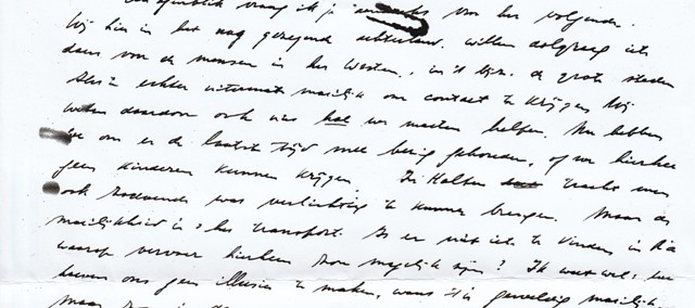 Fragment brief Bartlema aan Visser